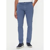 BOSS Chino hlače 50547865 Modra Slim Fit