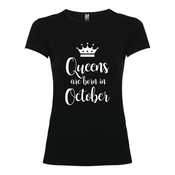 majica ženska Queens born October