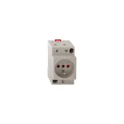 Eaton Modularna vtičnica 2P+Z 16A 250V z zaščitnimi zaščitnimi pokrovi za letev Z-SD230-BS 266876