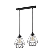 Luster na sajli KARO 2xE27/60W/230V