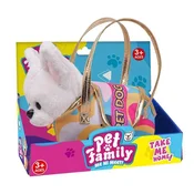 Luna: Pet Family plišasti kuža v torbici, 20 cm