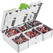 Festool Set vijakov SYS3 S 76-DBL-Set, s komplet orodja, škatla sortimentom vijakov 578113