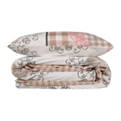 Nazenin - Pink Pink Set Posteljine od Ranforce-a