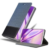 Cadorabo CADORABO Ohišje, združljiv s Samsungom v temno modri barvi - zaščitni pokrov z magnetnim zapiranjem, stoječo funkcijo in režo za kartico, (20568104)