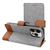 OEM Torbica JEANS Book za iPhone 17, siva