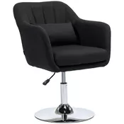 Homestar Naslanjač 60x60x79-91 cm Črn