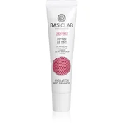 BasicLab Dermocosmetics Beauties balzam za sijoče ustnice s peptidi odtenek 400 Vintage Red 15 ml