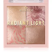 essence Radiant Light paleta osvetljevalcev in rdečil odtenek Glow Icon 11 g