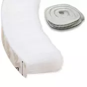 shumee BELO SAMOLEPILSKO TESNILO ZA OKNO, OMARO, VRATA, KRTAČO 9x23 mm, 4,9 m