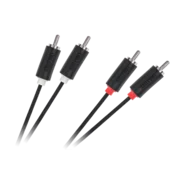 Avdio/video kabel 2RCA-2RCA 1m Cabletech standard