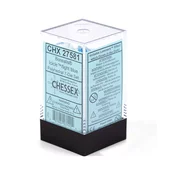 Kockice Chessex - Borealis - Mini Polyhedral - Luminary - Icicle & Light Blue (7)