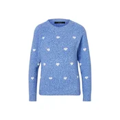 VERO MODA Pulover VMDOFFY progasto modra/bela