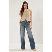 Trendyol Indigo High Waist Wide Leg Jeans