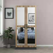 Hanah Home HANAH HOME Kale Mirror Anthracite Oak - 210 garderobna omara, (20865294)