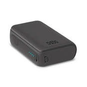 SBS NanoTube-Power-Bank 10.000 mAh 2 × TTBB10000MINIK USB-C, 10 W, schwarz
