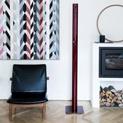 Artemide Ilio Integralis talna svetilka 950 rubin - Študija/pisarna - Dizajn - rubinasto rdeča - Kovina