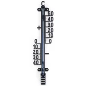 ProGarden Crni vanjski termometar 25 cm
