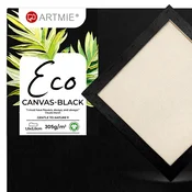 Črno ECO umetniško platno na okvirju | različne velikosti | Različne velikosti