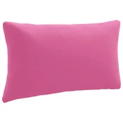 Vidaxl Hrbtna blazina PUTTEN 100% poliester Roza 80 x 40 x 15 cm