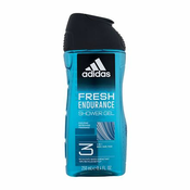 Adidas Fresh Endurance Shower Gel 3-In-1 gel za prhanje 250 ml za moške