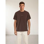 ARMIE Majica The Alex Logo T-shirt - Brown rjava