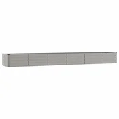 Vidaxl Vrtna visoka greda rusty 480x80x45 cm corten jeklo