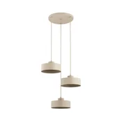 Luster na sajli SELIA 3xE27/15W/230V bež