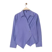 Trendyol Curve Bluza mornarska / bela