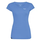 Salewa PUEZ MELANGE DRY W S/S TEE, ženska majica za planinarenje, plava 26538