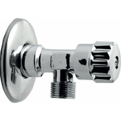 Kotni ventil MULTITURN, 3/8 x 1/2, kromast - Kromasta - 60 - 24 - Medenina - Aqualine - 1/2 x 3/8