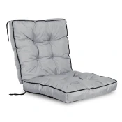 shumee Vrtna blazina za stol z visoko stranico z obrobo 50x50x50 cm temno siva