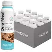 One Meal +Prime Proteinski shake, kava latte, 12 ? 330 ml, Nupo
