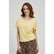 Marisse Womens Blouse L-Ts-4354 L.Yellow