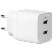 Avacom HomePRO 2 omrežni polnilec z Power Delivery 40 W z dvema izhodoma USB-C