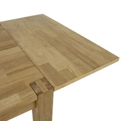 Homestar Jedilna miza CHICAGO NEW 90x90x76 cm, hrast