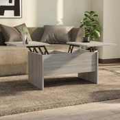 Stolic za kavu boja hrasta 80x50x42,5 cm konstruirano drvo