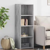 Vidaxl Visoka omara siva sonoma 40x41x124 cm inženirski les