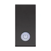 STIKALO CLASSIA Z INDIVIDUALNIM 1P/10A/250V 1M ČRNI SIMBOL ZA KOTEL RG4001LS
