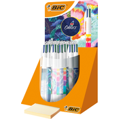 Bic BIC izvlečni kemični svinčnik, 4 barvni dekorji, 30 zaslonov, (21656256)