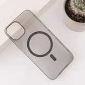 Maska Transparent Mag Case za iPhone 14 crna