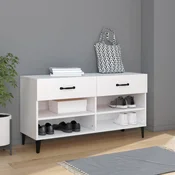 Ormaric za cipele bijela 102x35x55 cm od konstruiranog drva