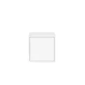 Boxie 1 vratna stenska omara 40x40x37 cm bela
