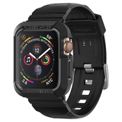 Spigen 062CS25324, Kutija, Pametni sat, Crno, Apple, Apple Watch Series 4 (44mm), Termoplasticni poliuretan (TPU)