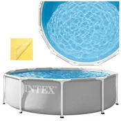 Bazen z okvirjem Rondo Prism O 305 x 76 cm - Set A