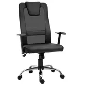 Homestar Pisarna stol 66x73x108-118 cm Črna