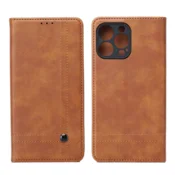 Sleek preklopna torbica Xiaomi Redmi Note 14 5G - rjava