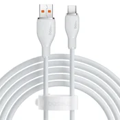 BASEUS Kabel USB-A – USB-C Pudding 100 W, 1,2 m – bel