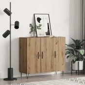 Kreveta Umjetnicki hrast 90 x 32,5 x 80 cm Konstruirano drvo