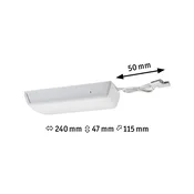 Paulmann Žični transformator 60W 12V DC 60VA bela mat - bela mat barva - Plastika