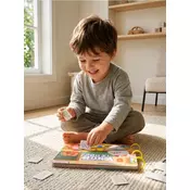 Sinsay - Edukativna igracka - Knjiga sa višekratnim nalepnicama - šareno